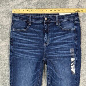 American Eagle Super Hi-Rise Jegging Jeans Women’s Sz 16 Next Level Stretch NWT